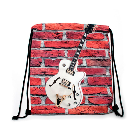 Worek plecak muzyczny wzór gitara hollow body