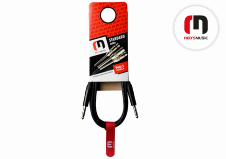 Reds Music kabel TRS Standard Jack Stereo 6.3-Jack Stereo 6.3 0.3m