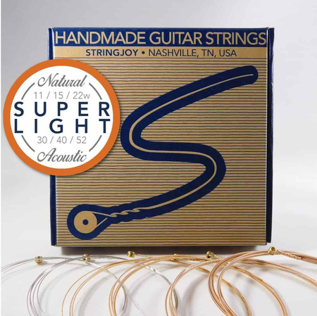 Struny Stringjoy Acoustic Natural Bronze™ Phosphor Super Light 11-52