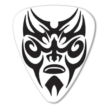 Kostka gitarowa Grover Allman Maori Art Tribal Face .80mm