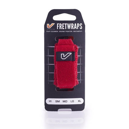 Opaska tłumiąca Gruv Gear Fretwraps Large czerwona
