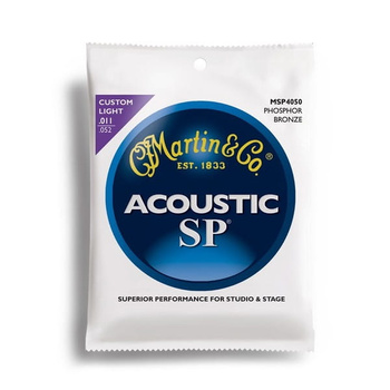 Struny Martin Acoustic SP 92/8 Phosphor Bronze Custom Light 11-52 MSP4050