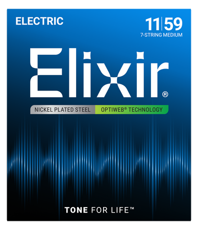 Struny Elixir OptiWeb 11-59 7-String Medium (19106)