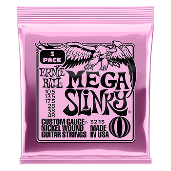3-pack Struny Ernie Ball Mega Slinky Nickel Wound 10.5-48 (3213)