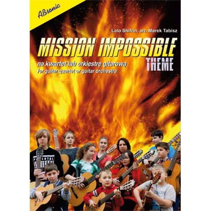 'Mission Impossible Theme. Na kwartet lub orkiestrę gitarową" Marek Tabisz