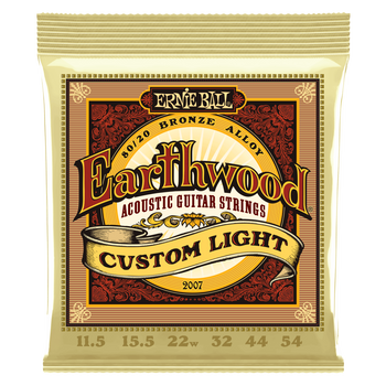 Struny Ernie Ball Earthwood Custom Light Acoustic 80/20 Bronze 11.5-54 (2007)