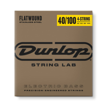 Struny Dunlop Flatwound Stainless Steel 40-100 (DBFS40100)