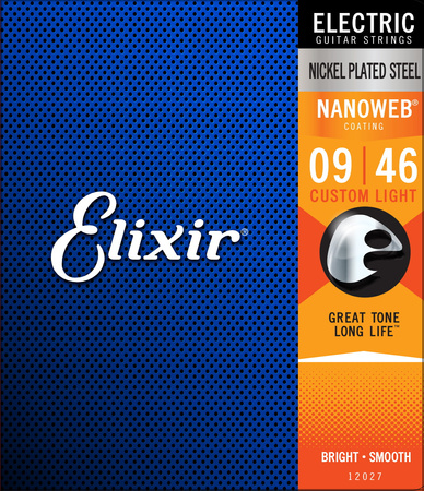 Struny Elixir NanoWeb 9-46 Custom Light (12027)