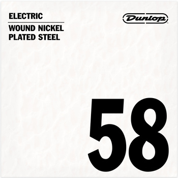 Struna Dunlop Nickel-Plated Electric Guitar Single String .058 DEN58