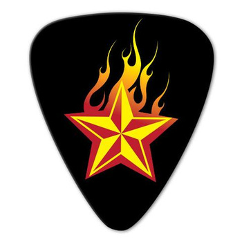 Kostka gitarowa Grover Allman Star Flame .80mm