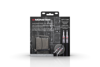 MONSTER CABLE kabel głośnikowy CLASSIC 1.8m jack 1/4 prosty - jack 1/4 prosty