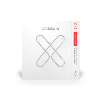 Struny D'Addario XS Coated Phosphor Bronze Medium 13-56 (XSAPB1356)