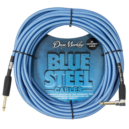 Kabel instrumentalny Dean Markley Blue Steel kątowy 6m