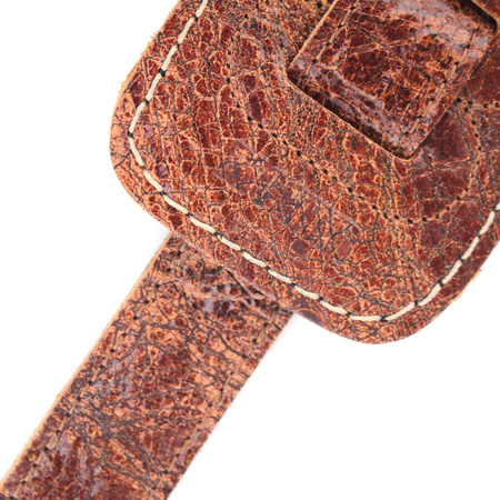 Pasek do gitary skórzany z poduszką RICHTER Luxury Worn Brown