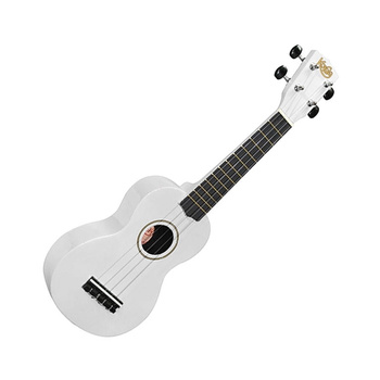 Ukulele sopranowe białe z pokrowcem Korala UKS-30-WH