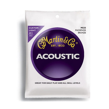 Struny Martin Acoustic Phosphor Bronze Custom Light 11-52 M535
