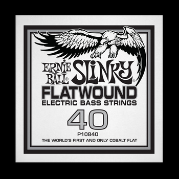 Struna Ernie Ball Slinky Cobalt Flatwound Bass .040 P10840