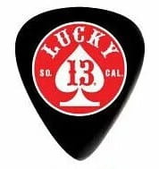 Kostka gitarowa Dunlop Lucky Thirteen Spade Circle .60