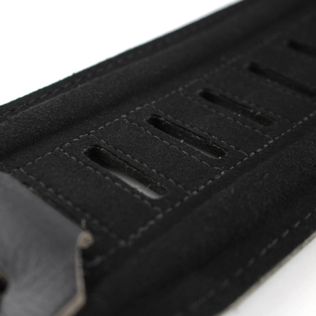 Pasek do gitary skórzany z poduszką RICHTER Beaver's Tail Cayman Black