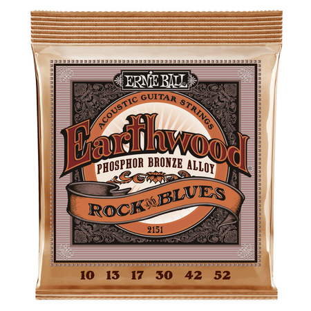 Struny Ernie Ball Earthwood Rock&Blues Phosphor Bronze 10-52 (2151)