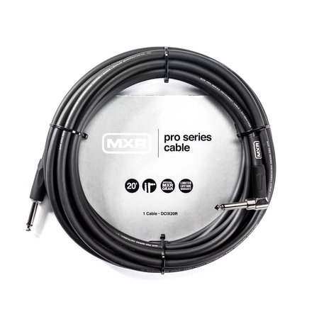Kabel instrumentalny Dunlop Pro Series kątowy 6m DCIX20R