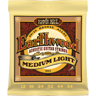Struny Ernie Ball Earthwood Medium Light  Acoustic 80/20 Bronze 12-54 (2003)