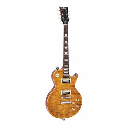 Gitara Vintage Chrome Hardware Flamed Amber V100AFD