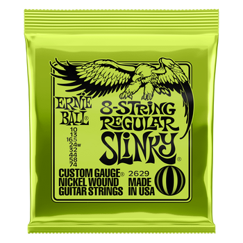 Struny Ernie Ball 8-String Slinky Nickel Wound 10-74 (2629)