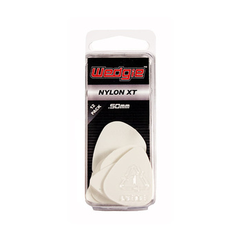 12 x kostka gitarowa profilowana z gripem Wedgie Nylon XT 0.50mm