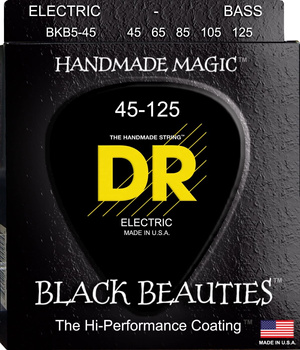 Struny DR Black Beauties Coated 45-125 (BKB5-45)