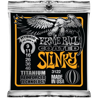 Struny Ernie Ball Coated Titanium RPS Hybrid Slinky 9-46 (3122)