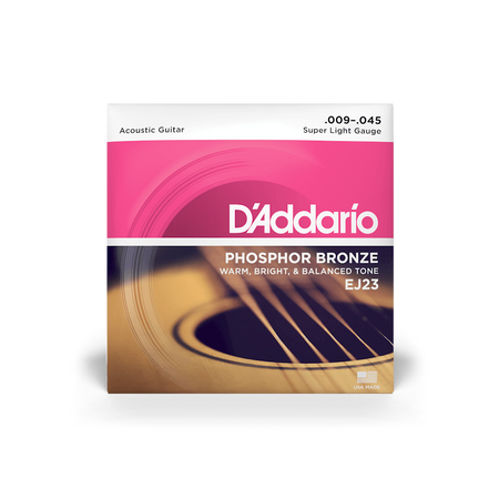 Struny D'Addario Phosphor Bronze Super Light 9-45 EJ23