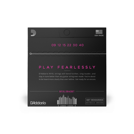 Struny D'Addario NYXL0940 Electric Balanced Tenison 9-40