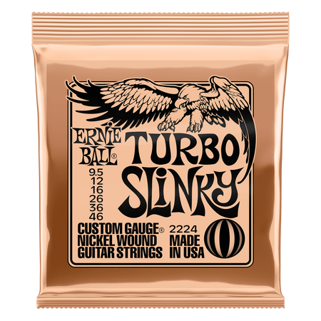 Struny Ernie Ball Turbo Slinky Nickel Wound 9.5-46 (2224)