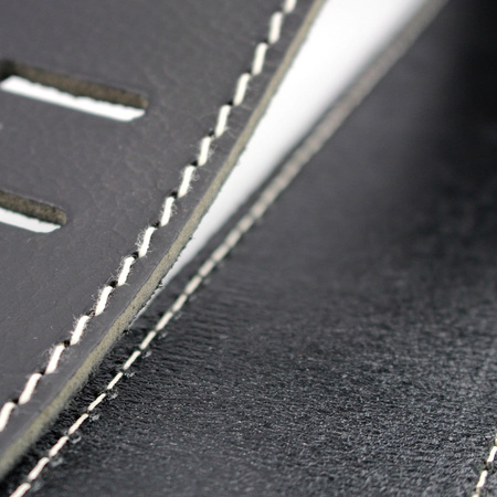 Pasek do gitary skórzany RICHTER Raw II Contour Torro Black