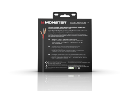 MONSTER CABLE kabel głośnikowy PERFORMER 600 1.8m jack 1/4 prosty - jack 1/4 prosty