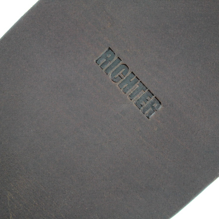 Pasek do gitary skórzany RICHTER Raw III Punch Brown