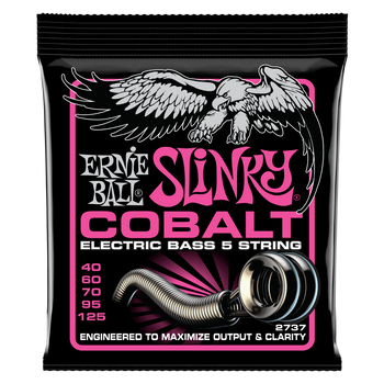 Struny Ernie Ball Cobalt Slinky Bass 5-string 40-125 (2737)