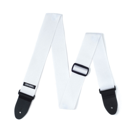 Pasek gitarowy Dunlop Poly White D07-01WH