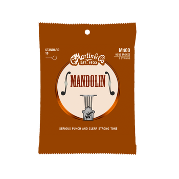 Struny do mandoliny Martin Standard 80/20 Bronze 10-34 M400