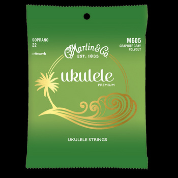 Struny do ukulele sopranowego Martin Polygut M605