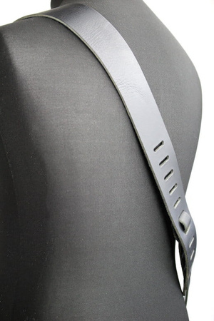 Pasek do gitary skórzany RICHTER Raw II Punch Black