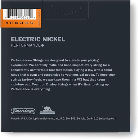 3PACK Struny Dunlop Electric Light Nickel Wound 9-42 3PDEN0942