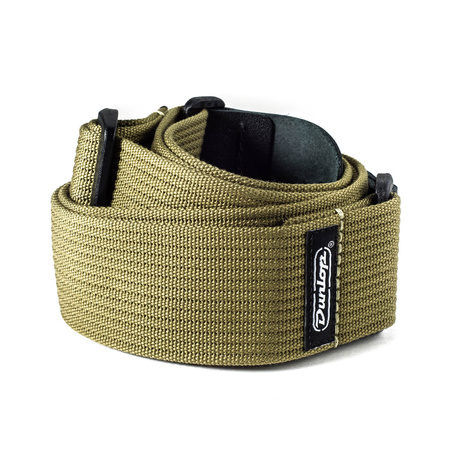 Pasek do gitary Dunlop Ribbed Cotton Olive Green D27-01OL