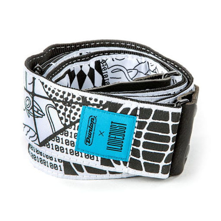 Pasek do gitary żakardowy Dunlop I LOVE DUST ILD07