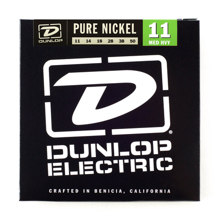 Struny Dunlop Electric Medium/Heavy Pure Nickel 11-50