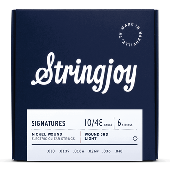 Struny do gitary elektrycznej Stringjoy SIGNATURES 10-48 (NW1048W3)