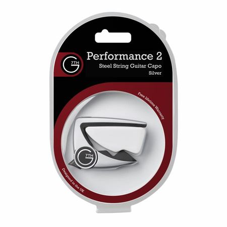 Kapodaster G7th Performance 2 Steel String Silver do gitary akustycznej i elektrycznej