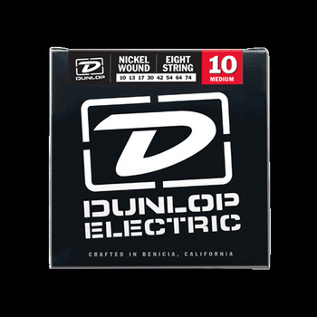 Struny Dunlop Electric 8-String Nickel Wound 10-74