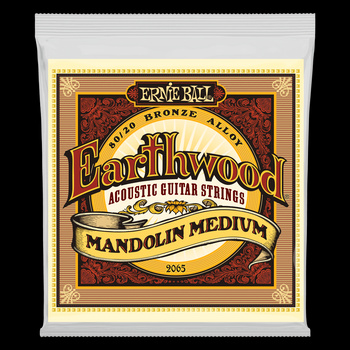 Struny do mandoliny Ernie Ball 80/20 Earthwood Loop End Medium 10-36 (2065)